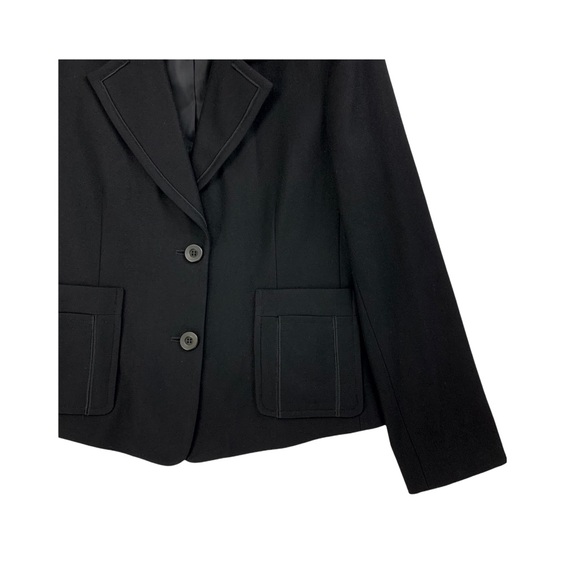 Harve Bernard Black Wool Blend Blazer - Picture 4 of 13